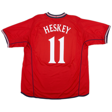 2002-04 England Away Shirt Heskey #11 - 7/10 - (XXL)