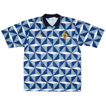 1990-92 Northern Ireland Away Shirt - 8/10 - (L)