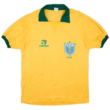 1990 Brazil Home Shirt - 9/10 - (L)