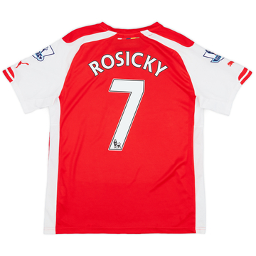 2014-15 Arsenal Home Shirt Rosicky #7 - 7/10 - (S)