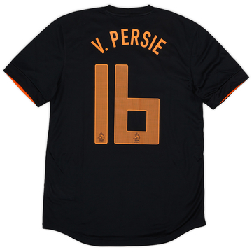 2012-13 Netherlands 'Poland-Ukraine 2012' Away Shirt v. Persie #16 (M)