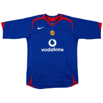 2005-06 Manchester United Away Shirt - 8/10 - (XL.Boys)