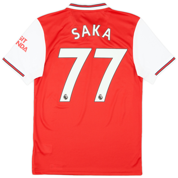 2019-20 Arsenal Home Shirt Saka #77 (S)