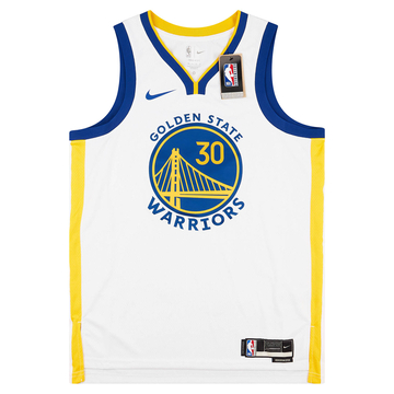 2017-24 Golden State Warriors Curry #30 Nike Swingman Home Jersey (XS)