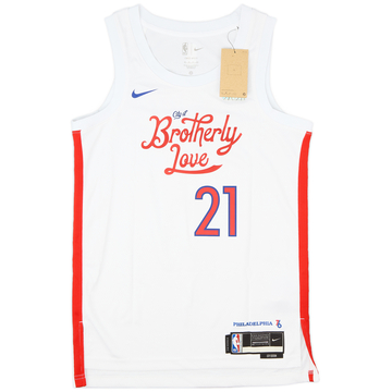 2022-23 Philadelphia 76ers Embiid #21 Nike Swingman Alternate Jersey (S)
