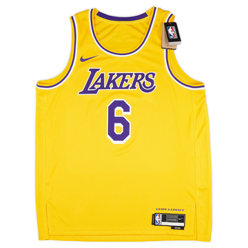 2021-23 LA Lakers James #6 Nike Swingman Away Jersey (S)