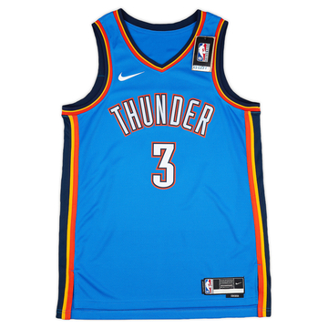 2021-24 Oklahoma City Thunder Giddey #3 Nike Swingman Away Jersey (M)