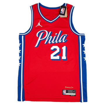 2020-24 Philadelphia 76ers Embiid #21 Jordan Swingman Alternate Jersey (S)