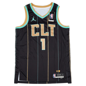 2022-23 Charlotte Hornets Ball #1 Jordan Swingman Alternate Jersey (S)