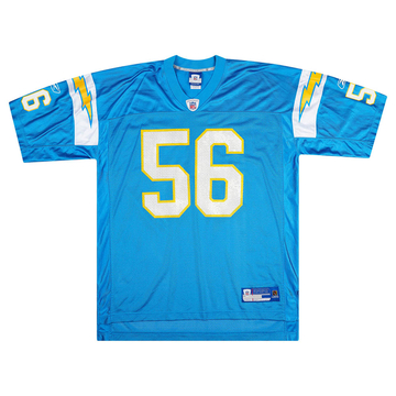 2005-06 San Diego Chargers Merriman #56 Reebok On Field Alternate Jersey (Excellent) XL