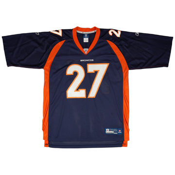 2009-11 Denver Broncos Moreno #27 Reebok On Field Home Jersey (Very Good) XL