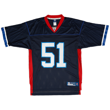 2008-10 Buffalo Bills Posluszny #51 Reebok On Field Home Jersey (Very Good) L