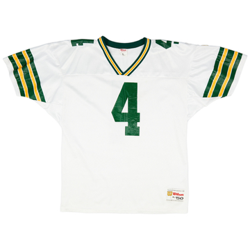 1992-96 Green Bay Packers Favre #4 Wilson Away Jersey (Very Good) XL