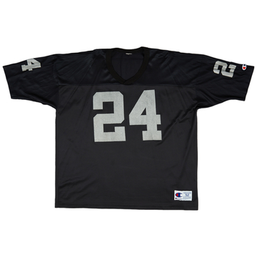1998-00 Oakland Raiders Woodson #24 Champion Home Jersey (Very Good) XXL