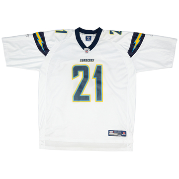 2008-09 San Diego Chargers Tomlinson #21 Reebok On Field Away Jersey (Very Good) XXL