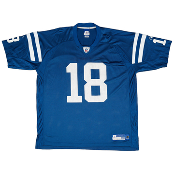 2005-06 Indianapolis Colts Manning #18 Reebok On Field Home Jersey (Excellent) XXL