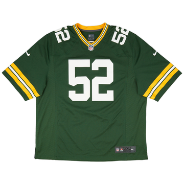 2012-18 Green Bay Packers Matthews #52 Nike Game Home Jersey (Excellent) XXL