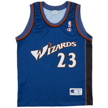 2001-03 Washington Wizards Jordan #23 Champion Away Jersey (Very Good) S