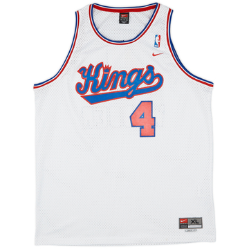 2000-02 Sacramento Kings Webber #4 Nike Swingman Alternate Jersey (Very Good) XL