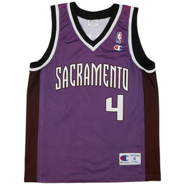 2002-05 Sacramento Kings Webber #4 Champion Away Jersey (Very Good) S