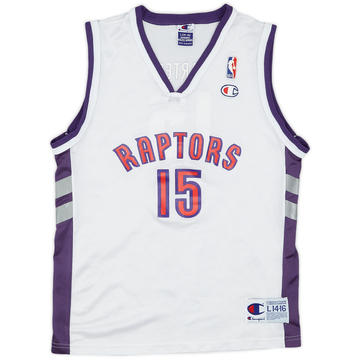 1999-02 Toronto Raptors Carter #15 Champion Home Jersey (Excellent) L.Kids