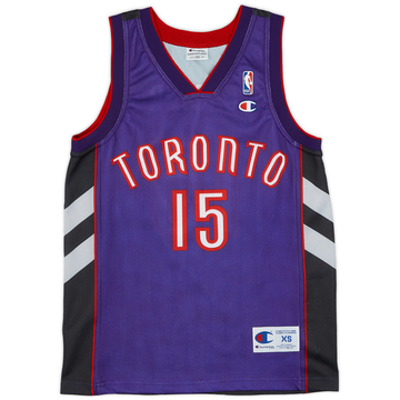1999-03 Toronto Raptors Carter #15 Champion Away Jersey (Very Good) XS