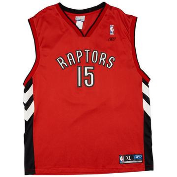 2003-04 Toronto Raptors Carter #15 Reebok Alternate Jersey (Very Good) XL