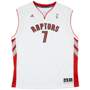 2010-13 Toronto Raptors Bargnani #7 adidas Home Jersey (Excellent) XXL