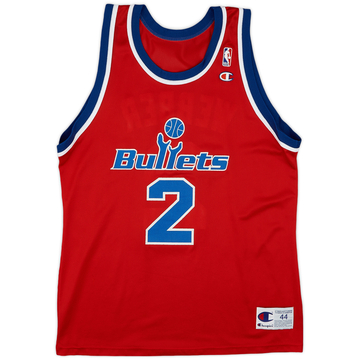 1994-95 Washington Bullets Webber #2 Champion Away Jersey (Excellent) L