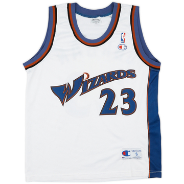2001-03 Washington Wizards Jordan #23 Champion Home Jersey (Very Good) S