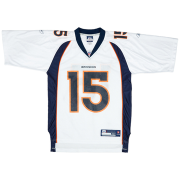 2007 Denver Broncos Marshall #15 Reebok On Field Away Jersey (Excellent) M