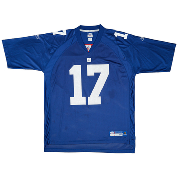 2005-06 New York Giants Burress #17 Reebok On Field Home Jersey (Excellent) XL