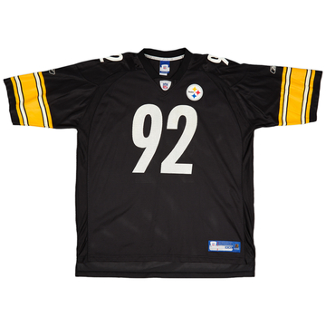 2003 Pittsburgh Steelers Gildon #92 Reebok On Field Home Jersey (Excellent) XXL