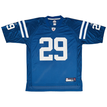 2007 Indianapolis Colts Addai #29 Reebok On Field Home Jersey (Excellent) XL