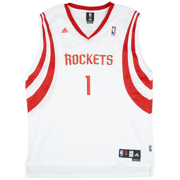 2006-10 Houston Rockets McGrady #1 adidas Swingman Home Jersey (Very Good) XXL