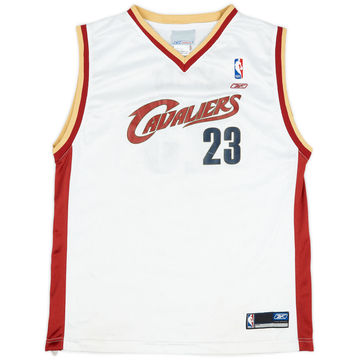 2003-06 Cleveland Cavaliers James #23 Reebok Home Jersey (Good) XL.Kids