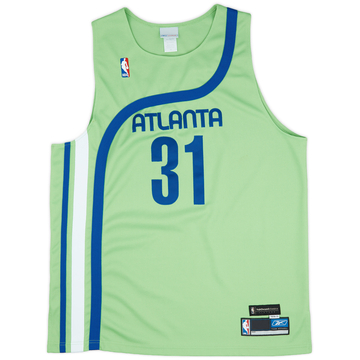 2003-04 Atlanta Hawks Terry #31 Authentic Reebok Throwback Jersey (Excellent) XL