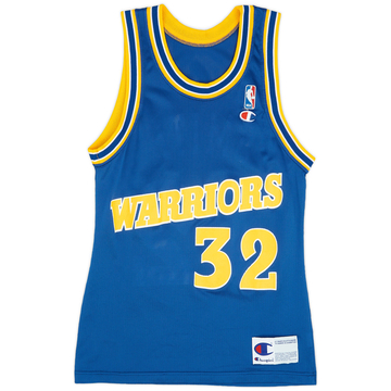 1995 Golden State Warriors Smith #32 Champion Away Jersey (Very Good) S