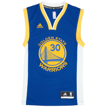 2014-17 Golden State Warriors Curry #30 adidas Away Jersey (Excellent) XXS