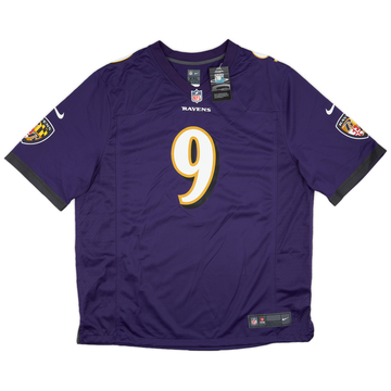 2012-23 Baltimore Ravens Tucker #9 Nike Game Home Jersey (XXL)