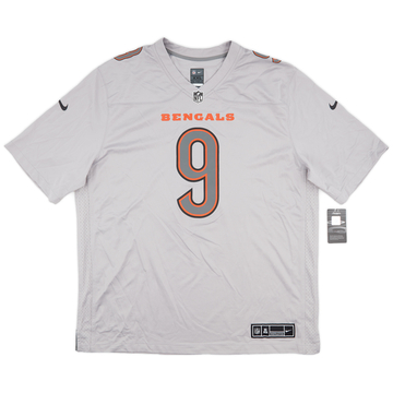 2022-23 Cincinnati Bengals Burrow #9 Nike Game Atmosphere Jersey (XL)