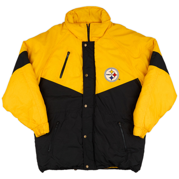 1990s Pittsburgh Steelers NFL Gameday Rain Coat (Very Good) M