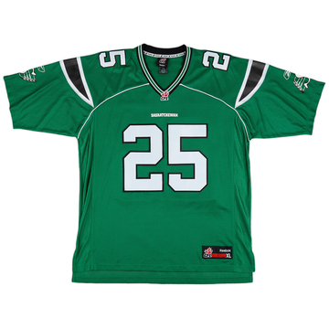 2011 Saskatchewan Roughriders Piel #25 Reebok Authentic Home Jersey (Excellent) XL