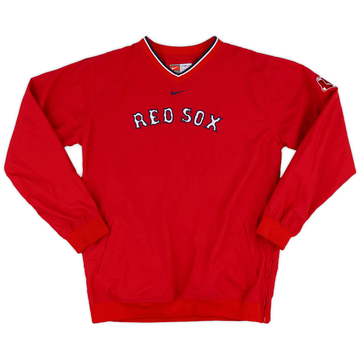 2000s Boston Red Sox Nike Pullover Windbreaker Jacket (Excellent) L.Kids