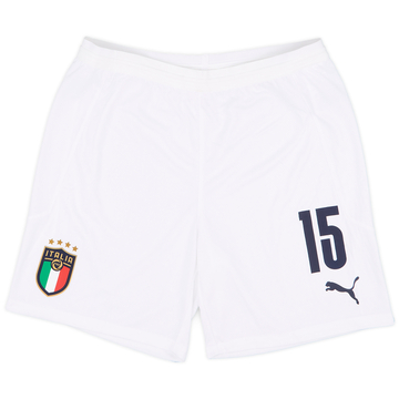 2020-21 Italy Player Issue Away Shorts #15 (Acerbi) - 8/10 - (L)