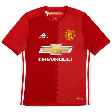 2016-17 Manchester United Home Shirt - 8/10 - (L.Boys)