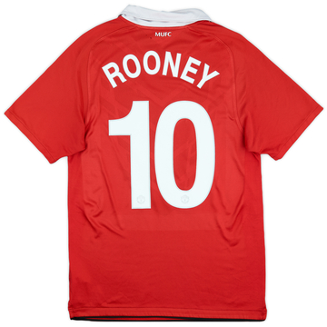 2010-11 Manchester United Home Shirt Rooney #10 - 5/10 - (S)