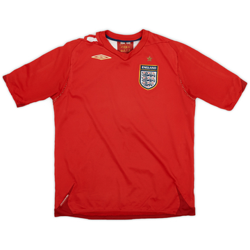 2006-08 England Away Shirt - 6/10 - (L.Boys)
