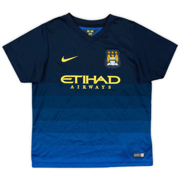 2014-15 Manchester City Away Shirt - 8/10 - (6-7 Years)