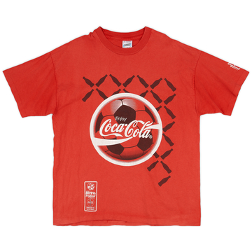 1996 Coca Cola 'Euro 96 England' Leisure Shirt - 7/10 - (XL)